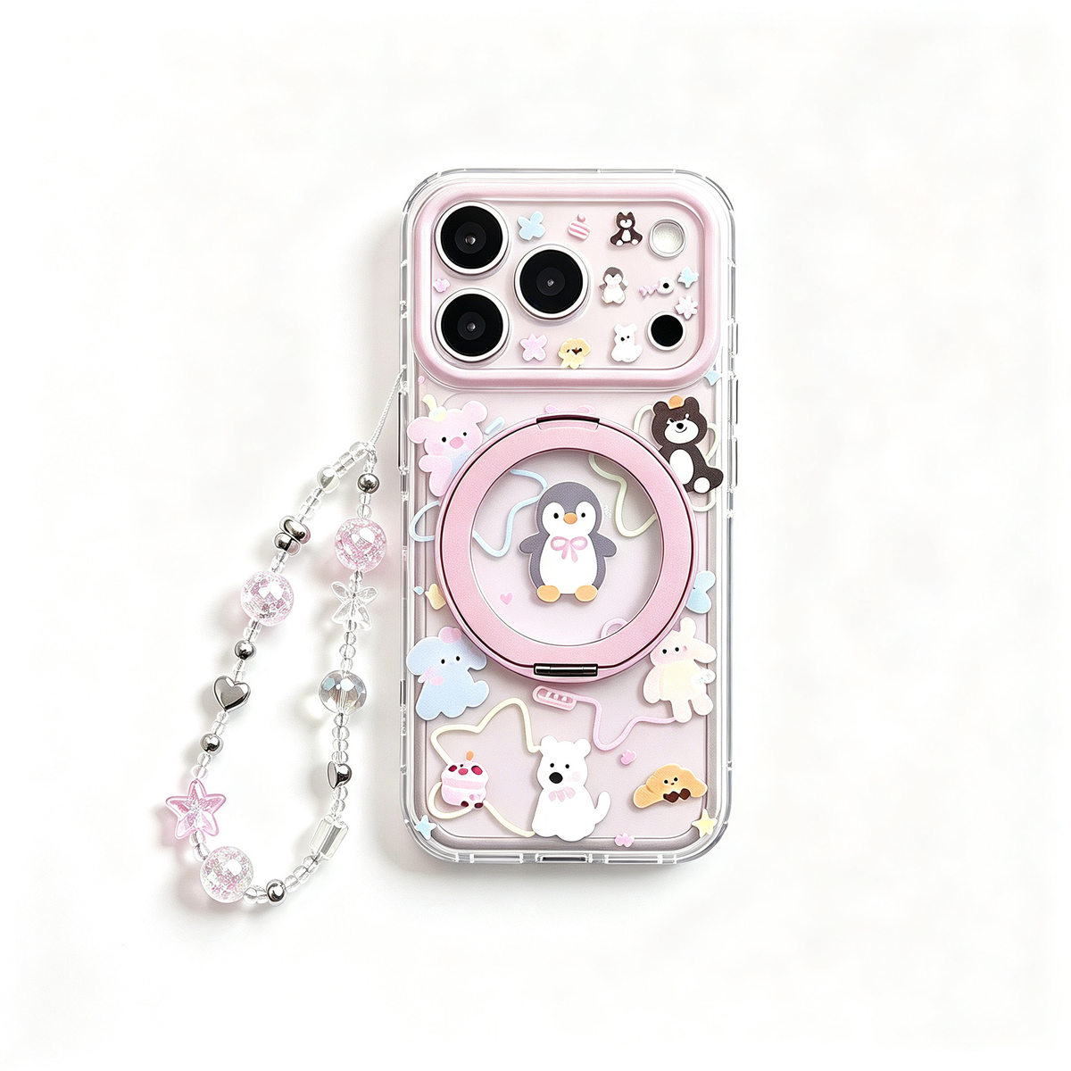 π± Cute Phone Case | Soft TPU Material | Daily Use | Gift For Her | Cartoon Animal Design