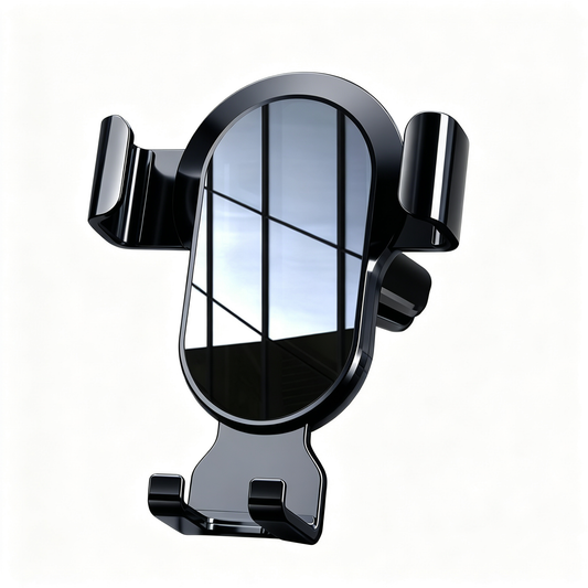 🚘 Phone Holder | ABS Metal | Car Dashboard | Drivers | Mirror Finish Design