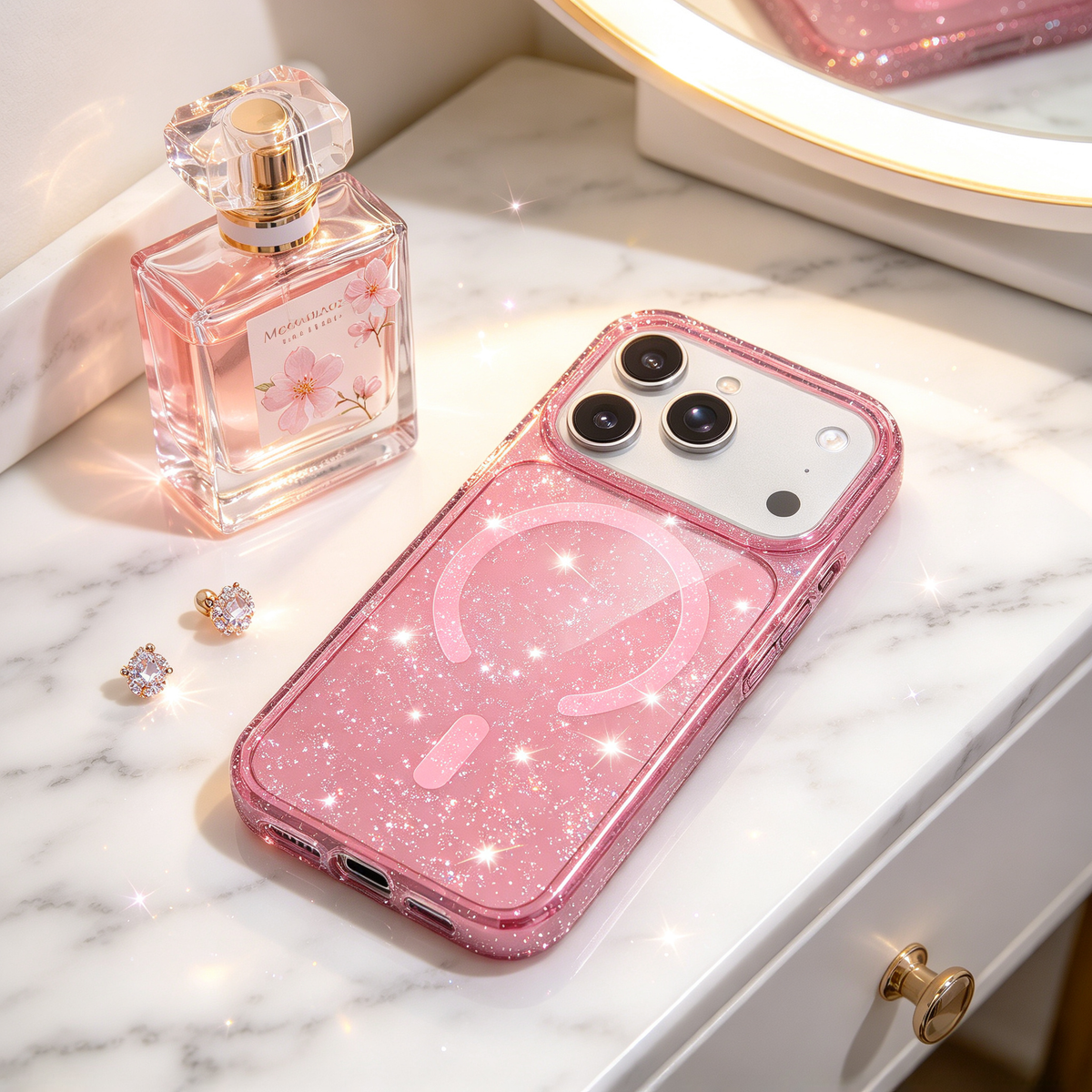 ✨ Phone Case | Crystal TPU Material | Daily Protection | Gift For Women | Sparkling Glitter Finish