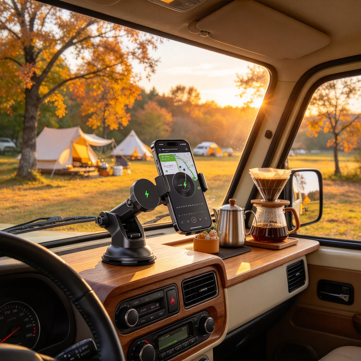 🚗 Car Mount | ABS Alloy | Driving Desk | Drivers | Sleek Magnetic Design