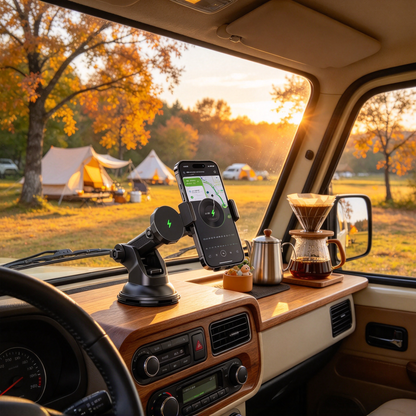 🚗 Car Mount | ABS Alloy | Driving Desk | Drivers | Sleek Magnetic Design