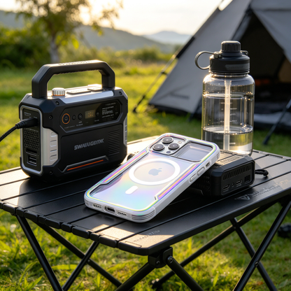 🌈 Phone Case | Metal Frame Material | Daily Protection | Gift For Phone Lovers | Magnetic Clear Armor Design