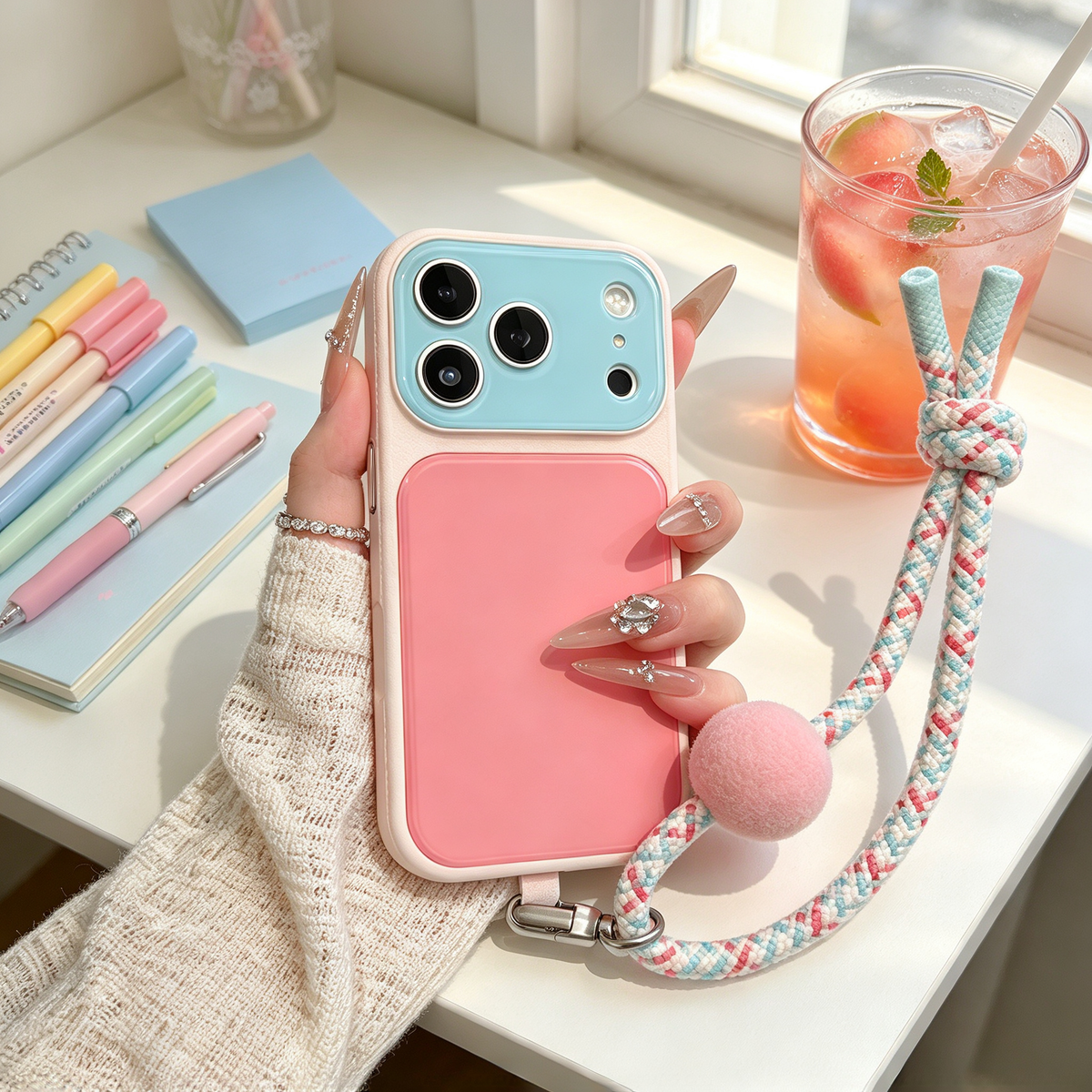 🌈 Phone Case | Soft TPU Material | Summer Style | Gift For Girls | Colorful Dopamine Design