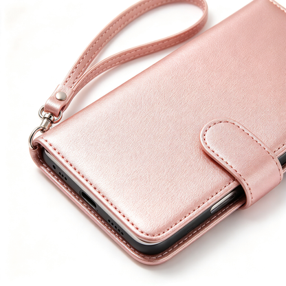 📱 Phone Case | Premium PU Leather | Daily Protection | Gift Choice | Elegant Wallet Design