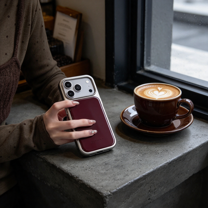 🍒 Premium Phone Case | Glossy TPU Material | Daily Fashion Style | Gift For Women | Elegant Cherry Red Finish