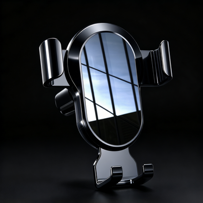 🚘 Phone Holder | ABS Metal | Car Dashboard | Drivers | Mirror Finish Design