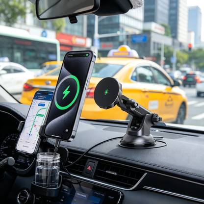 🚗 Car Mount | ABS Alloy | Driving Desk | Drivers | Sleek Magnetic Design