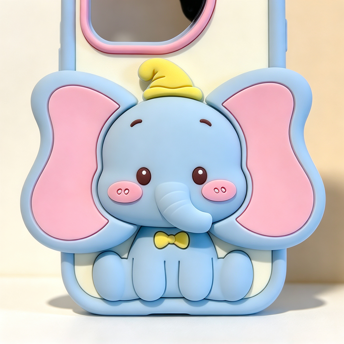 🐘 Phone Case | Soft Silicone Material | Daily Protection | Gift For Kids & Girls | Cute Elephant Cartoon Design