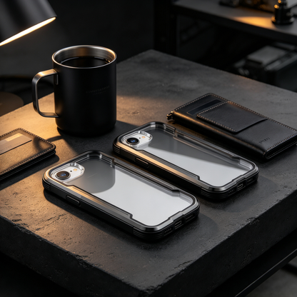 ✨ Phone Case | Metal Frame Material | Daily Commute | Gift For Tech Lovers | Crystal Clear Protection