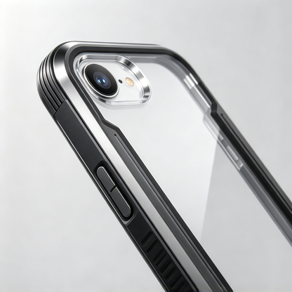 ✨ Phone Case | Metal Frame Material | Daily Commute | Gift For Tech Lovers | Crystal Clear Protection