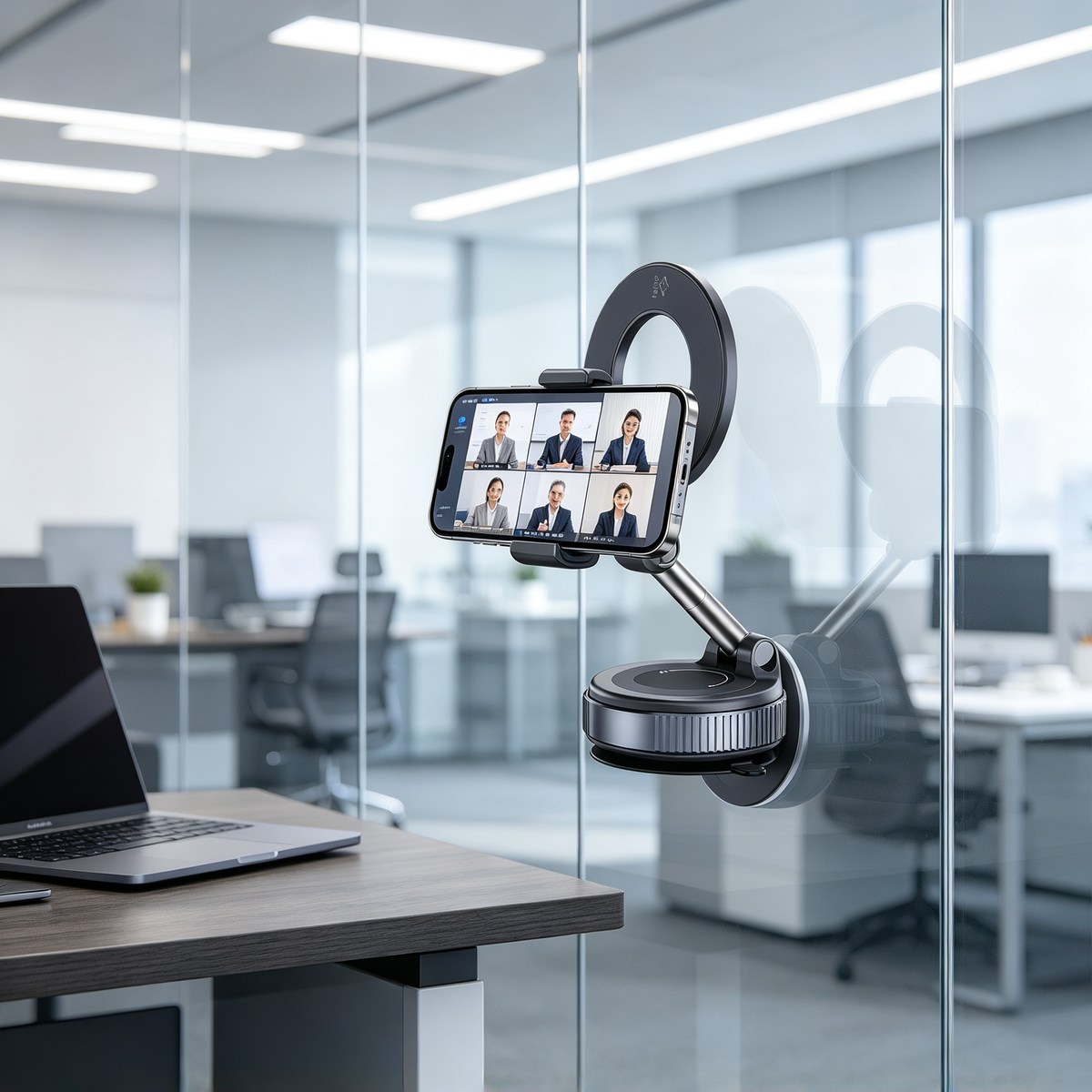 📱 Phone Stand | Aluminum Alloy | Office Desk | Creators | 360° Rotating Structure