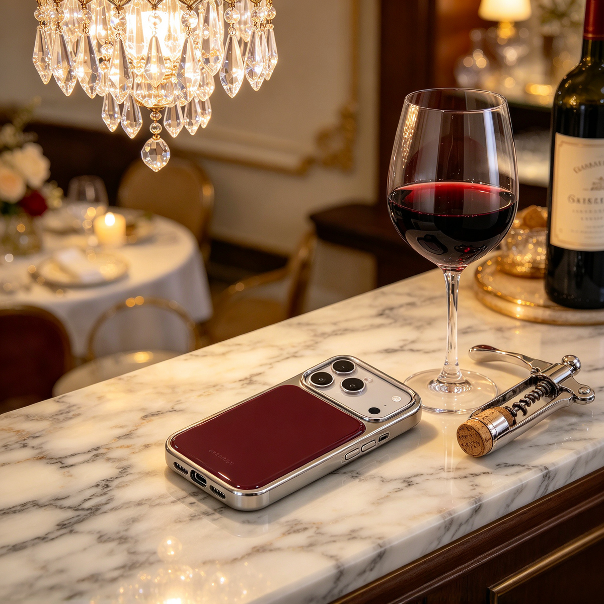 🍒 Premium Phone Case | Glossy TPU Material | Daily Fashion Style | Gift For Women | Elegant Cherry Red Finish