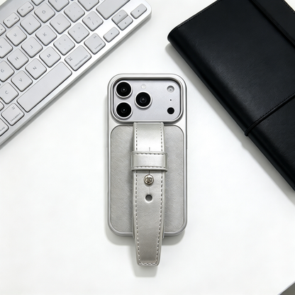 🌟 Phone Case | Premium Vegan Leather | Everyday Carry | Gift For Her | Minimal Wrist Strap Style