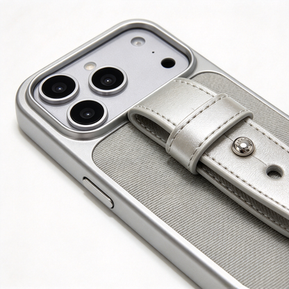 🌟 Phone Case | Premium Vegan Leather | Everyday Carry | Gift For Her | Minimal Wrist Strap Style