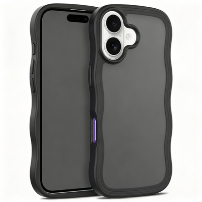 🖤 Phone Case | Soft Silicone Material | Everyday Protection | Gift For Minimalists | Wave Texture Design