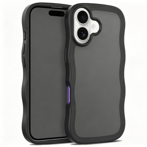 🖤 Phone Case | Soft Silicone Material | Everyday Protection | Gift For Minimalists | Wave Texture Design