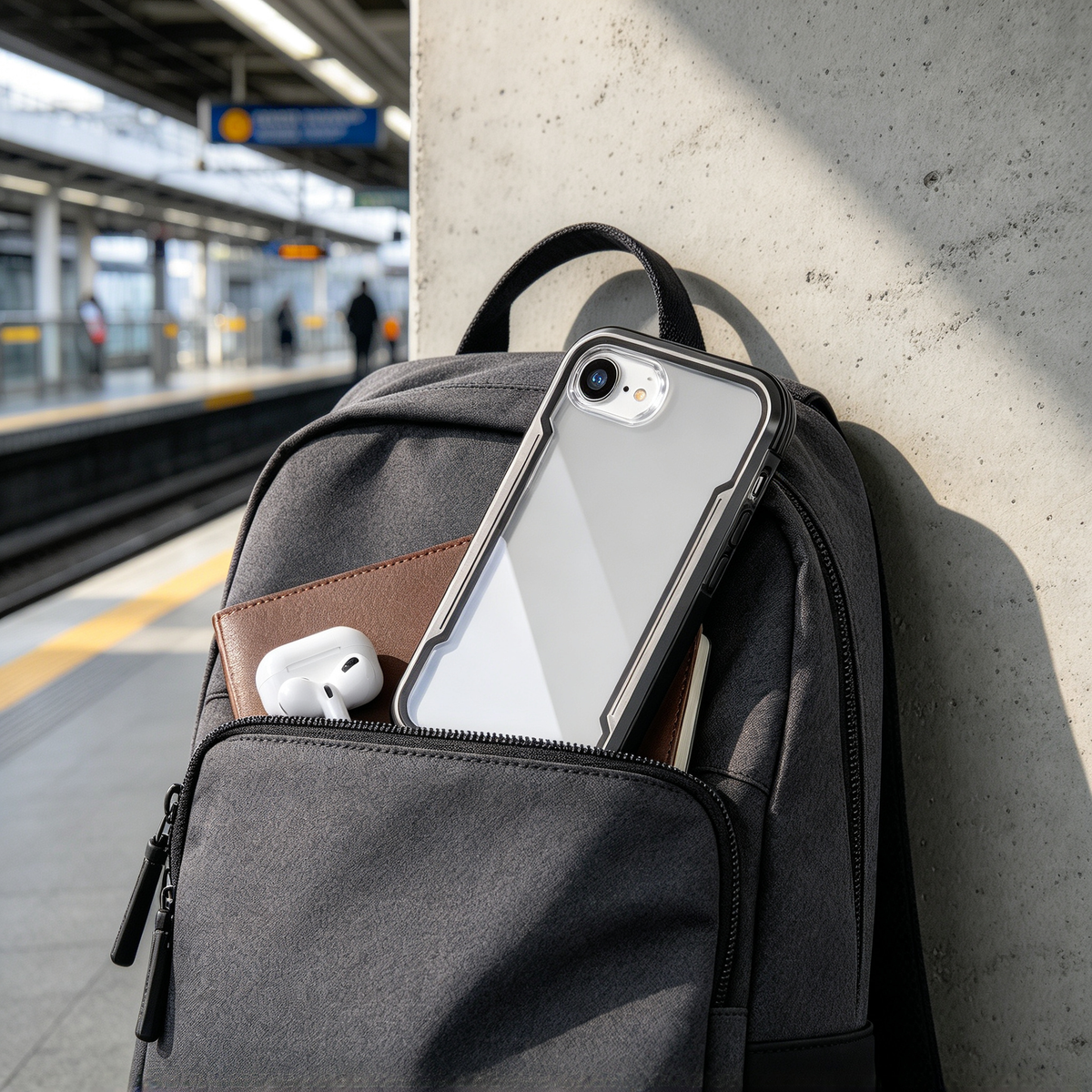 ✨ Phone Case | Metal Frame Material | Daily Commute | Gift For Tech Lovers | Crystal Clear Protection