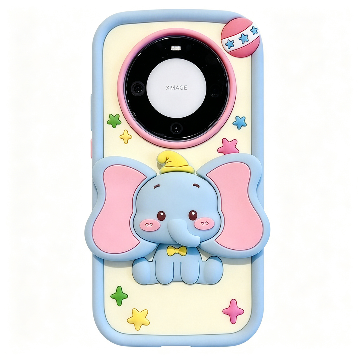 🐘 Phone Case | Soft Silicone Material | Daily Protection | Gift For Kids & Girls | Cute Elephant Cartoon Design