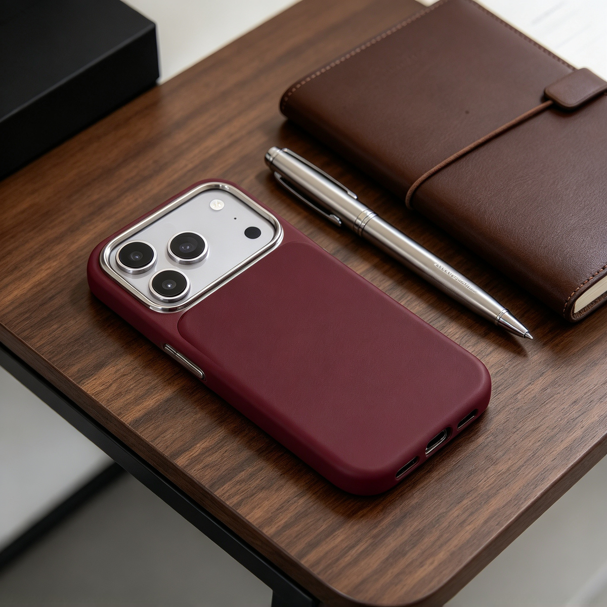 🍒 Premium Phone Case | Glossy TPU Material | Daily Fashion Style | Gift For Women | Elegant Cherry Red Finish