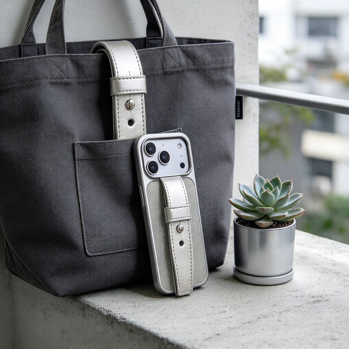 🌟 Phone Case | Premium Vegan Leather | Everyday Carry | Gift For Her | Minimal Wrist Strap Style
