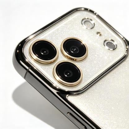 ✨ Phone Case | Premium Glass Material | Luxury Daily Style | Gift For Her | Electroplated Mirror Finish