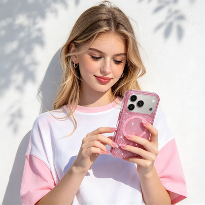 ✨ Phone Case | Crystal TPU Material | Daily Protection | Gift For Women | Sparkling Glitter Finish