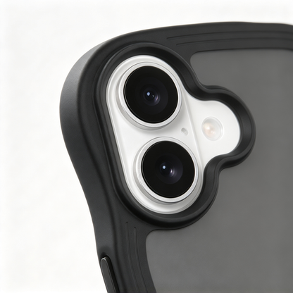 🖤 Phone Case | Soft Silicone Material | Everyday Protection | Gift For Minimalists | Wave Texture Design