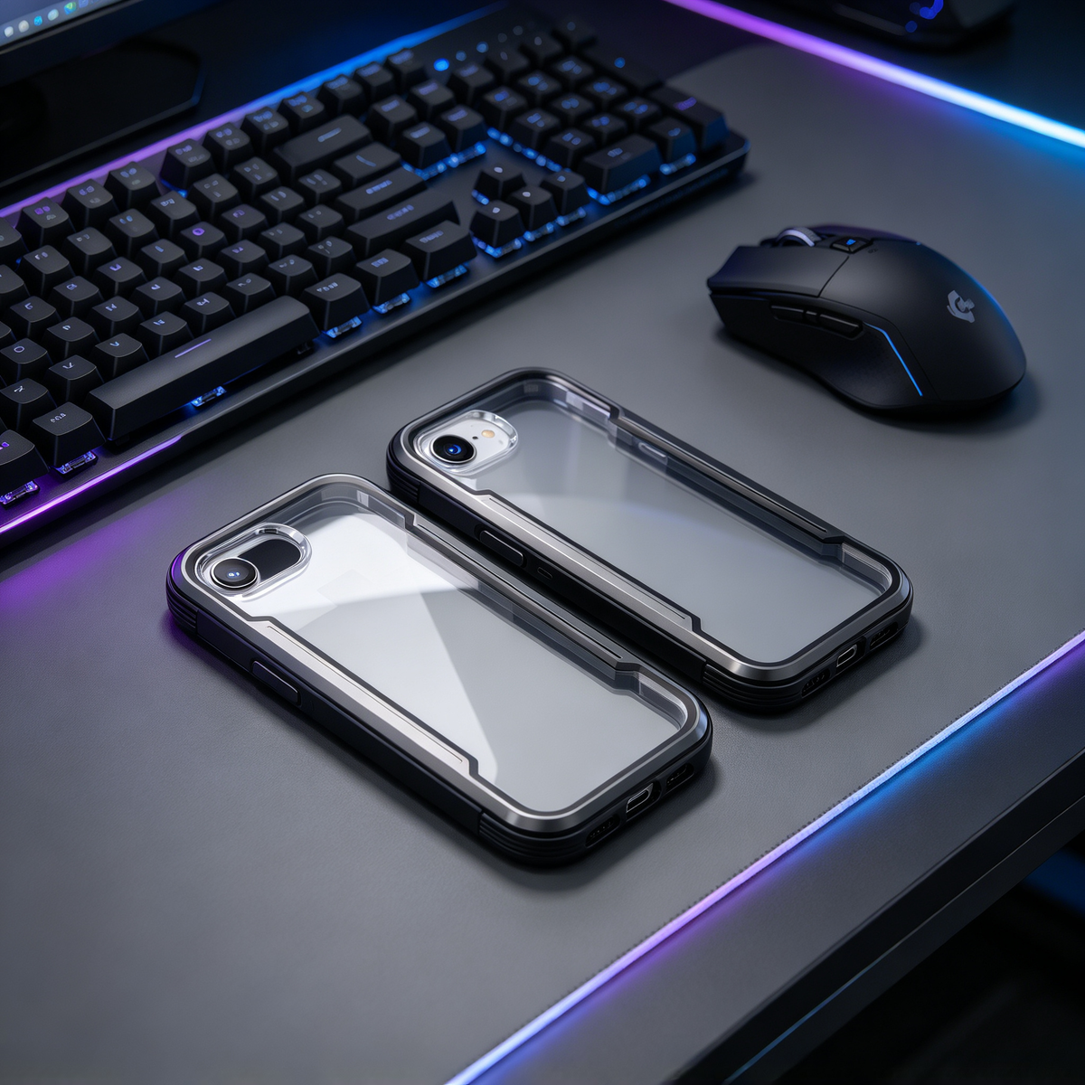 ✨ Phone Case | Metal Frame Material | Daily Commute | Gift For Tech Lovers | Crystal Clear Protection