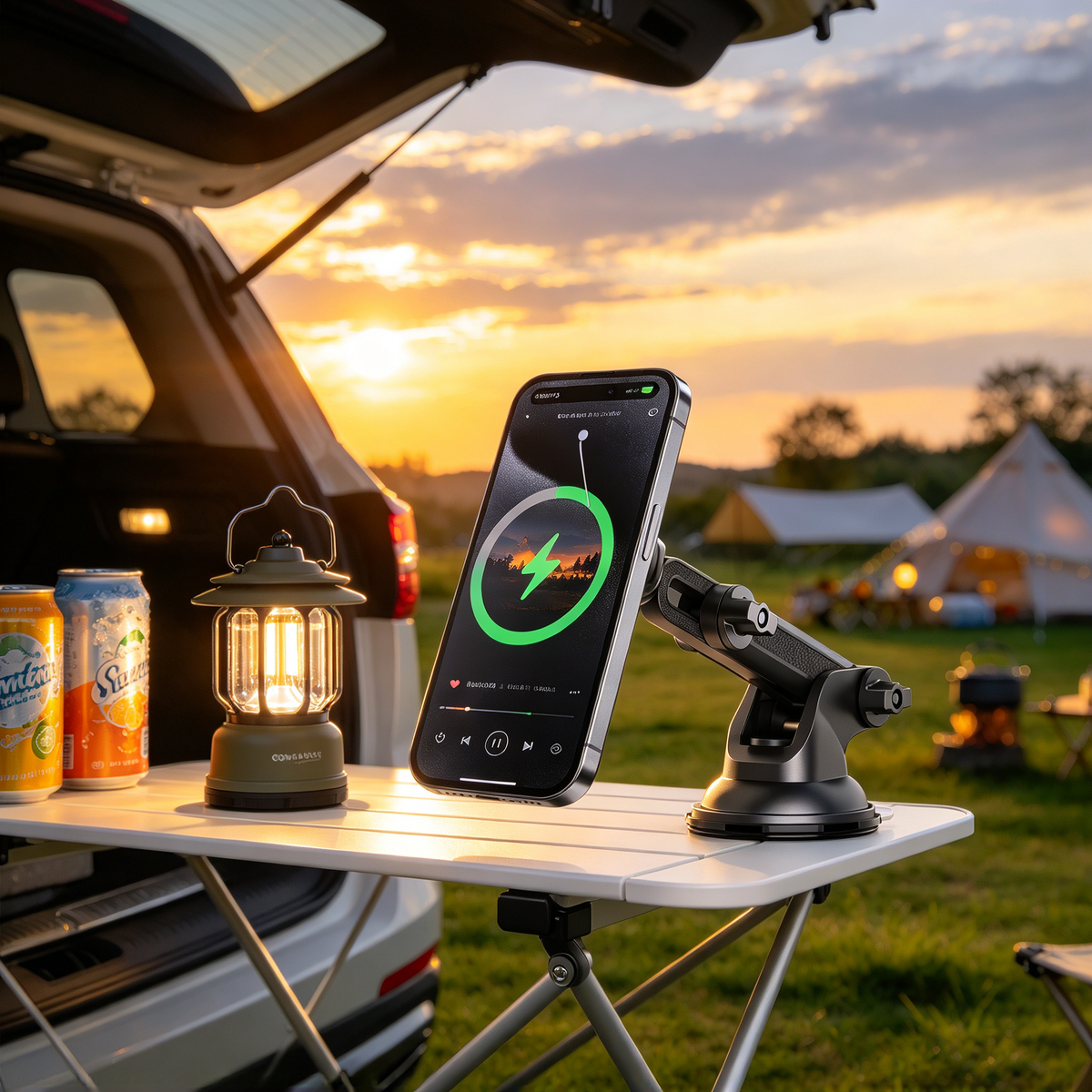 🚗 Car Mount | ABS Alloy | Driving Desk | Drivers | Sleek Magnetic Design