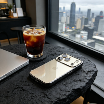 ✨ Phone Case | Premium Glass Material | Luxury Daily Style | Gift For Her | Electroplated Mirror Finish