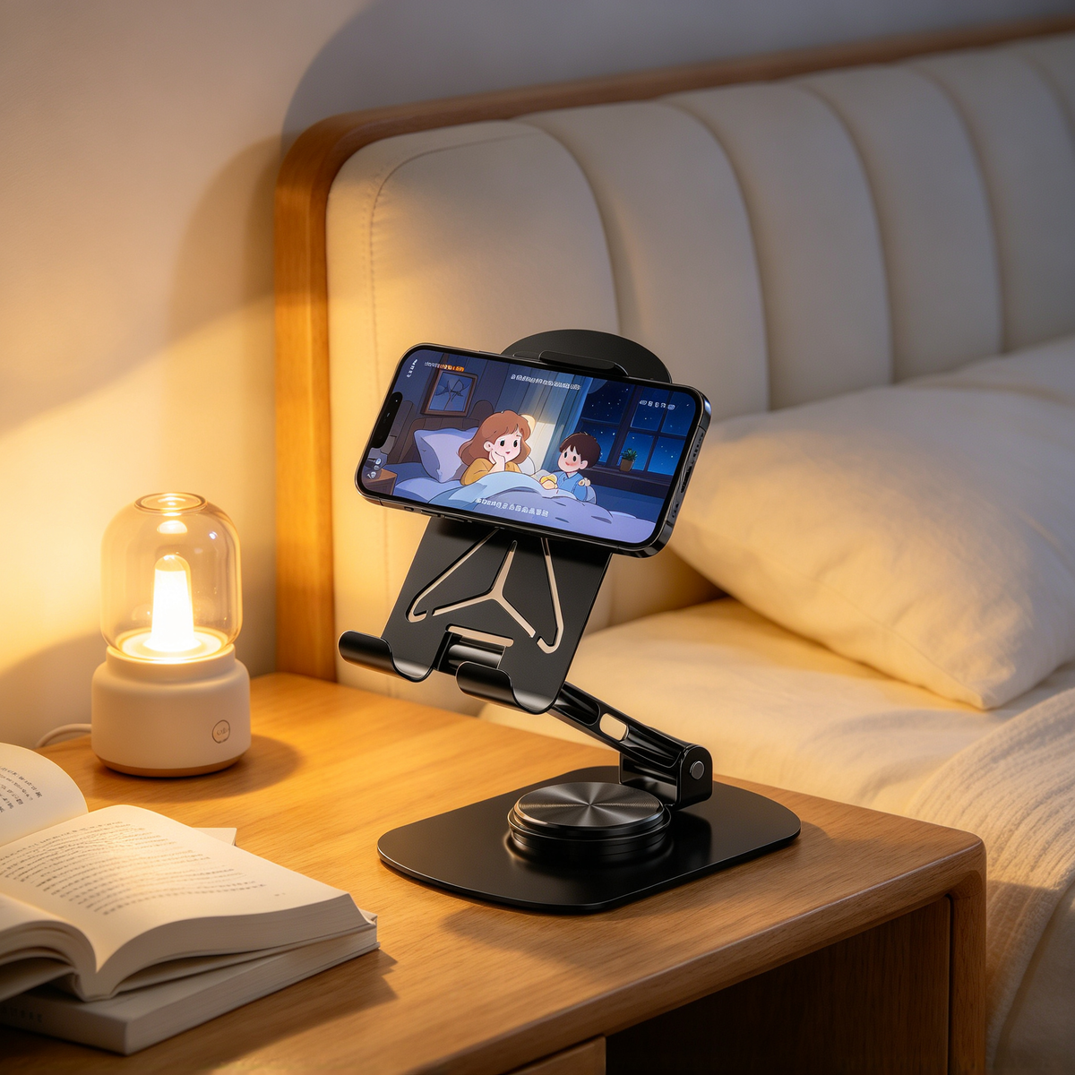 📱 Phone Stand | Aluminum Alloy | Desk Office | Professionals | 360° Rotating Design
