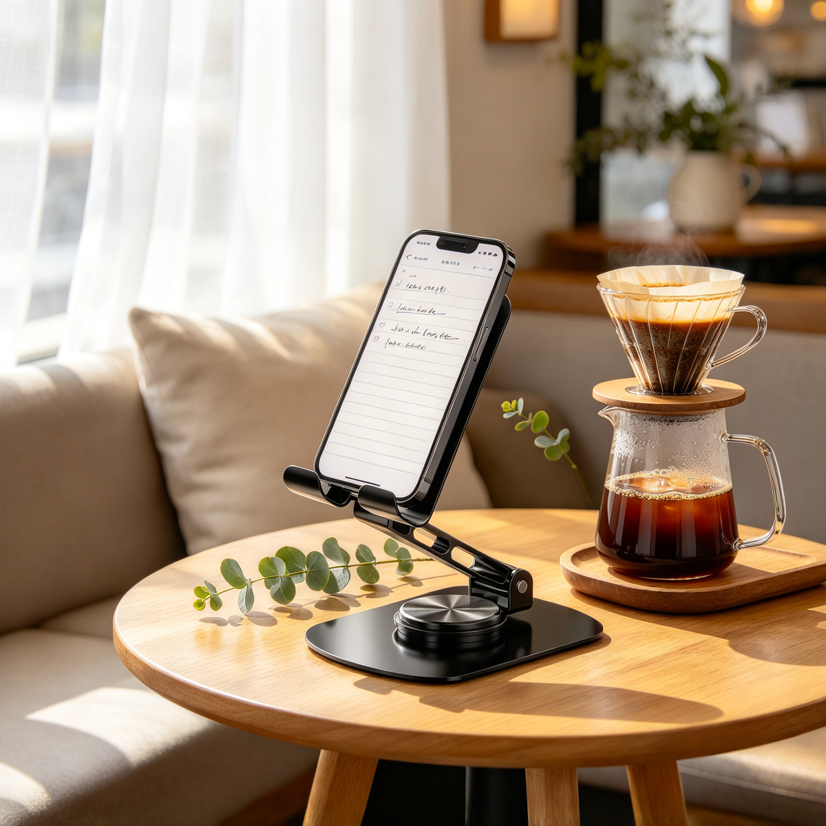📱 Phone Stand | Aluminum Alloy | Desk Office | Professionals | 360° Rotating Design