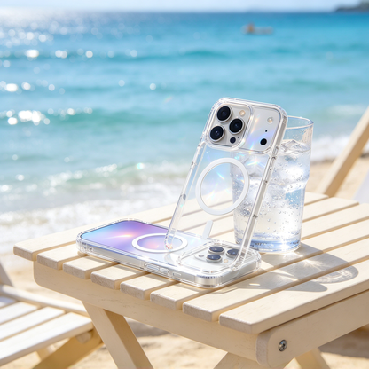 ✨ Phone Case | Crystal Clear Material | Everyday Protection | Gift For Tech Lovers | Magnetic Minimal Design