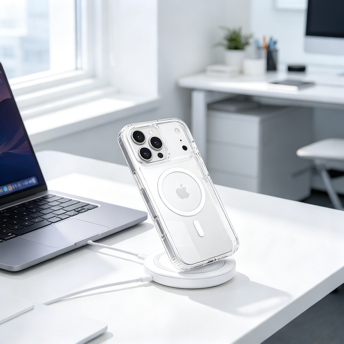 ✨ Phone Case | Crystal Clear Material | Everyday Protection | Gift For Tech Lovers | Magnetic Minimal Design