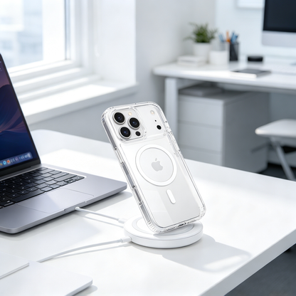 ✨ Phone Case | Crystal Clear Material | Everyday Protection | Gift For Tech Lovers | Magnetic Minimal Design