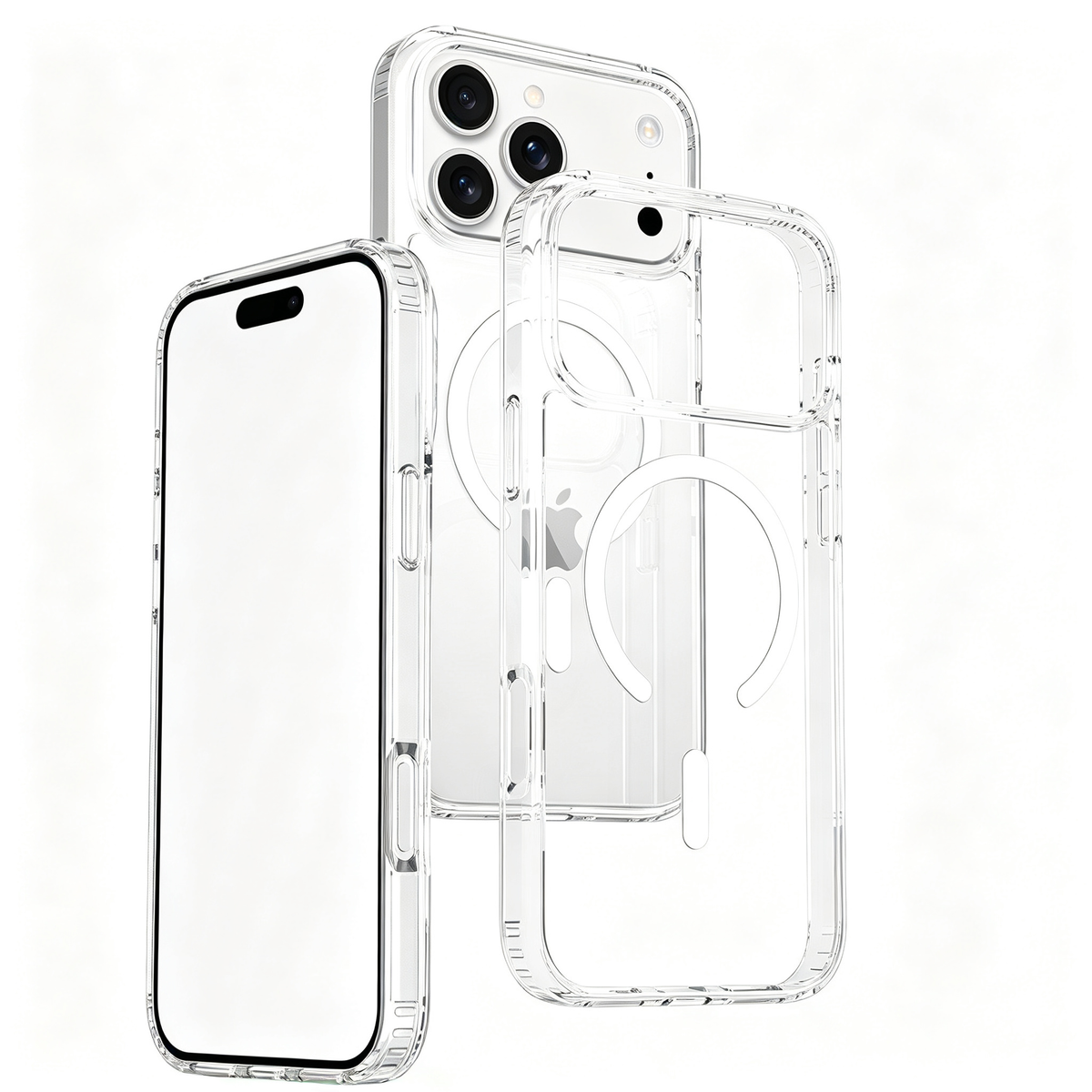 ✨ Phone Case | Crystal Clear Material | Everyday Protection | Gift For Tech Lovers | Magnetic Minimal Design