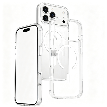 ✨ Phone Case | Crystal Clear Material | Everyday Protection | Gift For Tech Lovers | Magnetic Minimal Design