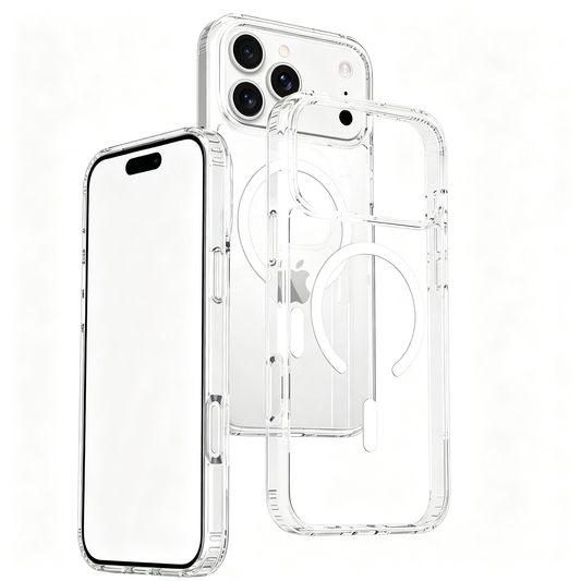 ✨ Phone Case | Crystal Clear Material | Everyday Protection | Gift For Tech Lovers | Magnetic Minimal Design
